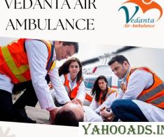 Avail 100% Reliable Vedanta Air Ambulance Service in Jammu